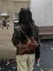 Bolsa Simples para o Dia a Dia Bolsa Plissada Fashion 2026 Ombro Único de Mão Estilo Coreano Nicho Bolsa de Axila Feminina Grande Capacidade Bolsa da Moda