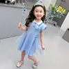 Vestido de Princesa Elsa Vestido de Verano para Niñas Nuevo Estilo 2025 Vestido Polo para Bebé Vestido Sencillo de Verano para Niños