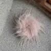 Anillo para el Pelo de Super Hada con Pelo Largo Anillo de Pelo Ins Atmósfera de Felpa Color Puro Anillo de Intestino Grueso Cabeza de Bola Cuerda para el Pelo de Cola de Caballo Baja Accesorio para el Cabello