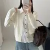 Estilo Europeu Old Money Outono 2026 Camisa Patchwork Tricô para Mulheres, Top Casual Versátil Elegante Falso Duas Peças