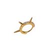 Anillo de Nariz Sin Costuras de Acero Inoxidable Zircón Septum Anillo para Hueso de la Oreja Popular Transfronterizo Joyería para Perforaciones Corporales al por Mayor