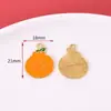 Guofeng Nuevo Colgante de Placa con Lenguaje de Bendición de Frutas Caqui Ruyi Llavero Accesorios de Aleación Diy