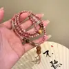 Atacado de Super Valor, Pulseiras Rosa e Roxas Estilo Fada Doce Mais Vendidas, Pulseiras de Amizade Estilo Girly de Luxo Leve, Presente para Barracas
