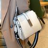 Bolso de piel auténtica para mujer, novedad de 2024, moderno y retro, bandolera de alta gama, versátil y versátil.