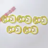 Accesorios de plástico al por mayor flor de zapato hecha a mano para manualidades accesorios para sombrero papelería parche funda de teléfono cuadros borde redondo corbata de moño