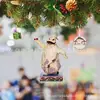 Novos Acessórios Engraçados para Pendurar na Árvore de Natal Decoração para Casa para Família Amigos Vizinhos Presentes de Árvore de Natal