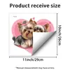 Pegatinas de Pared de Amazon Transfronterizas Dibujos Animados Cachorro Lindo Corazón de Amor Dormitorio Sala de Estar Estudio Pegatinas Decorativas Autoadhesivas Venta al por Mayor en Stock