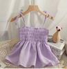Camisola Dulce Pequeña de Estilo Francés para Mujer Verano Adelgazante Plisado Tubo Top con Tirante Corto Top Envolvente de Pecho para Verano