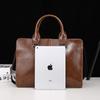 Bolso de Mano Nuevo para Hombre Horizontal Estilo Coreano Bolso de Hombre Hombro Cruzado Negocios Portafolio para Computadora Bolso Retro de Moda Venta al por Mayor