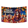 La nueva atmósfera de horror del Día de Muertos mexicano es adecuada para decoraciones de celebración en interiores y exteriores
