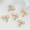 Colgantes de Flor Hueca Chapados en Oro Cobre Accesorios para Joyería DIY Accesorios para Pulseras de Cuentas Collares Materiales Venta al por Mayor