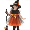 Atacado Fantasias de Halloween Cosplay Infantil Fantasias de Animação Cosplay de Bruxa Conjunto de Fantasia de Halloween