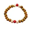 Venta al por mayor de Pulseras de Madera Artísticas Retro con Cuentas, Accesorios Pequeños, Accesorios para Manualidades, Pulseras de Cuentas, Estilo Unisex
