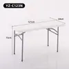 Venta Directa de Fábrica Mesa Plegable Comercial Mesa de Comedor Simple Mesa Plegable para Puestos Mesa de Puesto para Hogar al Aire Libre Camping