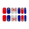 ZA - Adhesivo para uñas blanco sin hornear, totalmente impermeable, parche para decoración de uñas, sensación avanzada, simple, pegamento para esmalte de uñas al por mayor
