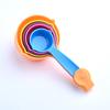 Juego de 10 Piezas de Cucharas y Tazas Medidoras de Plástico Coloridas Listas para Usar del Fabricante Cucharas Medidoras de Condimentos con Escala Cucharas y Tazas Medidoras para Hornear DIY