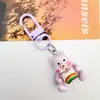 Novo Pingente Chaveiro de Resina de Ursinho Fofo, Bolsa Feminina, Decoração de Estojo, Presente para Melhor Amigo/Casal Venda por Atacado
