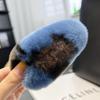 Pinza para el cabello Mao Mao Corea del Sur Ins Cabello de conejo Rex real Pinza para el cabello de felpa linda de gran tamaño Lado de piel Tarjeta BB Celebridad de Internet