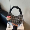 Comercio Exterior Otoño e Invierno Retro Maillard Bolso Pequeño para Mujer Nuevo 2025 Versátil Bolso Cruzado con Cadena Bolso Tote Pequeño Exquisito