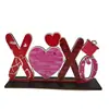 Fábrica Transfronteriza Día de San Valentín Amor Manualidades de Madera Adornos Decoración de Escena de Fiesta Productos de Madera Creativos