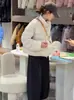 Chaqueta corta de plumas para mujer 2025 Invierno Nuevo Estilo Coreano Holgada de Alta Gama Elegante Abrigo acolchado