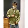 Direto da Fábrica Outono/Inverno com Capuz Masculino Zíper Malha Tendência Novo Estilo Versátil Fashionável Jaqueta Cardigan de Tricô Masculino