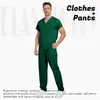 Conjunto de Ropa de Trabajo para Hospital, Uniforme de Scrubs de Enfermería para Mujeres, Traje de Scrubs para Clínica de Farmacia