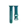 Pulseira de Silicone para Apple Watch Fivela Borboleta Cor Sólida Pulseira de Silicone de Reposição para Smart Apple Watch