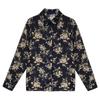 Camisa holgada y ajustada con estampado para mujer, nueva y elegante, de manga larga, estilo coreano, moderna