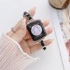 Adequado para Apple 10 11, Pulseira de Relógio de Corrente Única em Jeans Fino Estilo Chanel, Huawei 11 Gt5 Fit4, Pulseira Samsung Xiaomi
