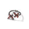 Anillo estilo ins europeo y americano para mujer, nicho de alta gama, lujo, diamante, mariposa, personalidad, comodín, nuevo al por mayor