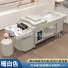 Cama de Champú Terapéutico para el Cuero Cabelludo de Gama Alta, Circulación Especial de Agua, Vaporización, Masaje Tailandés, Salón de Belleza, Lavabo Cerámico, Cama de Terapia para el Cuero Cabelludo
