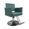Cadeira de Barbearia Modelo de Comércio Exterior Dongkai, Cadeira de Cabeleireiro Ajustável em Aço Inoxidável para Uso em Salão, Cadeira Simples para Corte, Permanente e Coloração