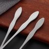 Cuchara extendida de acero inoxidable para sazonar cuchara mezcladora mango de calabaza cuchara de barra cuchara cuchara cuchara de postre cuchara para miel cuchara medidora de calabaza grande