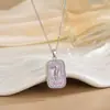 Colgante de Moda Europea y Americana Personalizado Nicho Acero Inoxidable Chapado en Oro de 18K Vintage Original Nuevo Colgante de Carta del Tarot