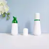 En stock botella cónica blanca de espuma de 60 ml, botella espumadora de PET para mousse de 100 ml, dispensador portátil de espuma facial