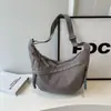 Bolsa de Lienzo Nueva Transfronteriza para Mujer Bolsa de Viaje Cruzada Bolsa Dumpling Gran Capacidad Bolso de Hombro Productos de Fábrica Venta al por Mayor Versátil