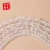 Cristal Branco Natural Contas Soltas Material para Joias DIY Acessórios com Contas Pulseira Semi-Acabada Contas Redondas Soltas Venda por Atacado ao Vivo