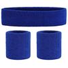 Faixa de cabeça de algodão, protetor de pulso, combinação de protetor esportivo, fitness masculino e feminino, corrida, jogos de bola, dança infantil, esportes, absorção de suor