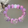 Nueva Pulsera de Esmalte de Color para Mujer Verano Colorida Dopamina Pequeña Fresca Temperamento Pulsera para Chica Blanca Regalo para Estudiantes