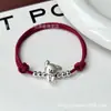 Linha de Acessórios 3D Prata 999 Pulseira Tecida Cachorro Prata DIY Resina Acessórios Coloridos Atacado