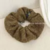 Goma para el pelo de felpa retro estilo coreano, para otoño e invierno, de lana de cordero, cuerda para coleta versátil de nicho, accesorio elegante para el cabello