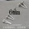 Pendientes de placa de cuentas de perla natural, pendientes de plata de ley S925, accesorios, joyería coreana, fabricantes de pendientes de perlas, suministro