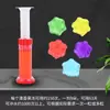 Flor de inodoro fragancia frijol desodorante de inodoro elimina olor limpiador de inodoro aromaterapia sólida al por mayor gel para inodoro