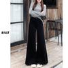 Jeans Skinny Holgados Retro Cintura Alta Combinan con Todo Pantalones Mop 2025 Viajero Pantalones Elásticos de Pierna Ancha para Mujer Forma de Pera