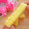 Q Banda para el Cabello Creativa para Lavado Facial para Mujeres, Aro para el Cabello de Celebridad de Internet, Accesorio para el Cabello de Coral con Bloques de Color y Rayas de Dibujos Animados, Decoración para la Cabeza