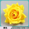 Estoque de fábrica de cabeças de flores artificiais em tons amarelados, flores artificiais para casamento, flores de seda, materiais para acessórios feitos à mão e materiais florais para paisagismo de engenharia atacado