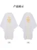 Moda de Halloween Transfronteriza Bata Bordada Disfraz de Cosplay Monje Orante Holgado Talla Grande Atuendo para Performance de Escenario Cosplay