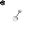 Piercing de Língua em Liga de Titânio F136 Pedra Olho de Gato Gradiente Escama de Peixe G23 Titânio Aço Piercing Stud de Língua E-Commerce Atacado