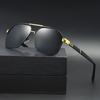 Nuevas gafas de sol polarizadas de metal para hombre, gafas de sol que cambian de color, protección UV, gafas para conducir, en stock, al por mayor 5603